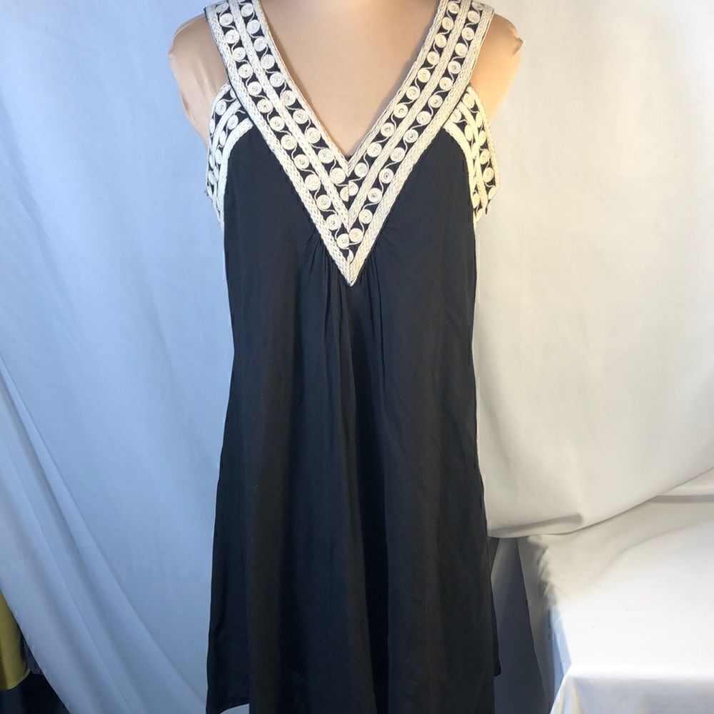 Theme women’s size S embroidery accented mini dress
